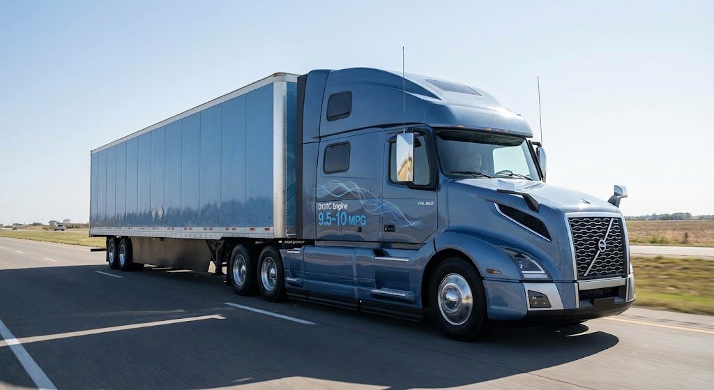 Volvo VNL 860 Truck N Trailer Roadside