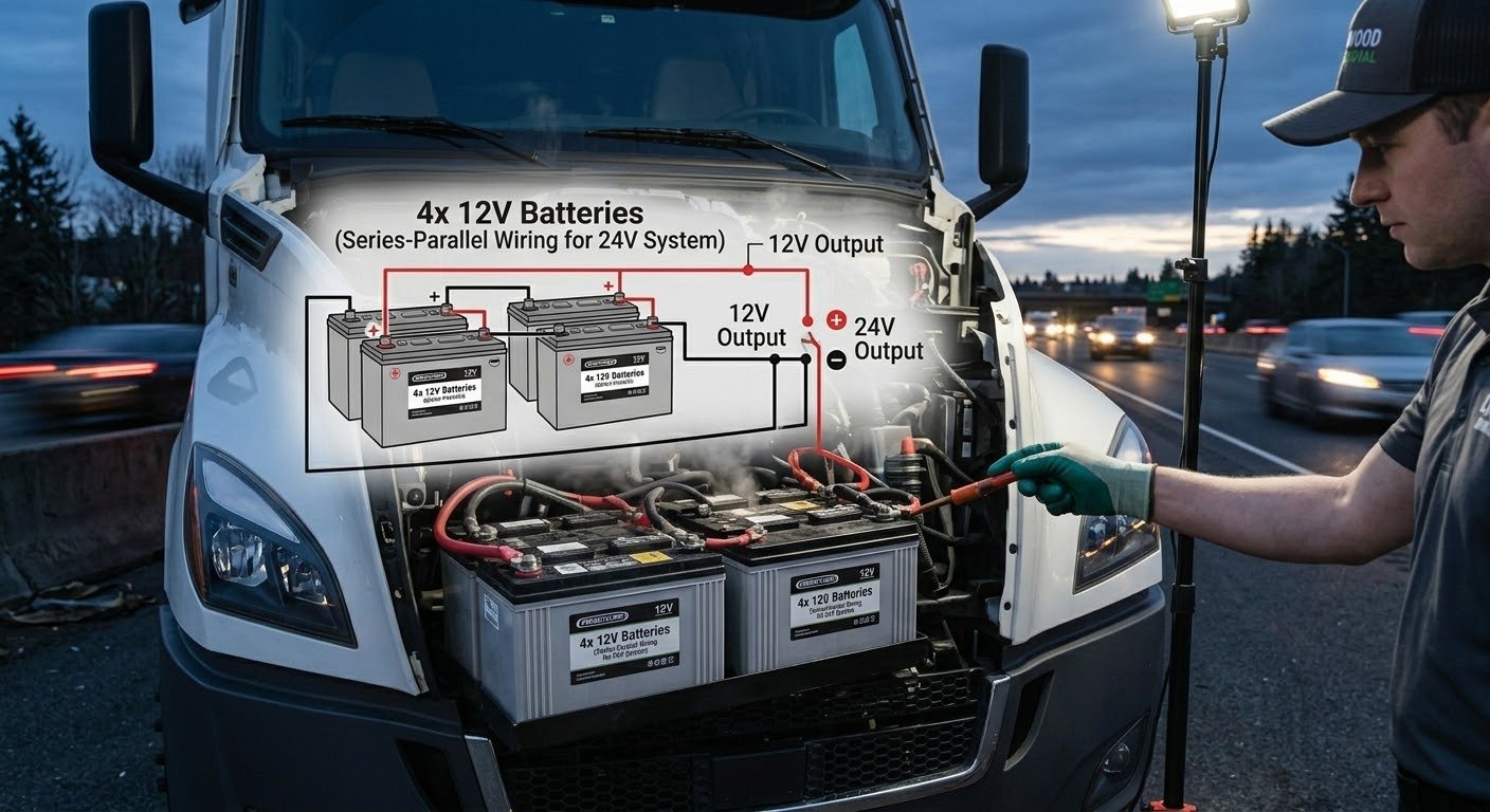 Are Semi Truck Batteries 12V or 24V