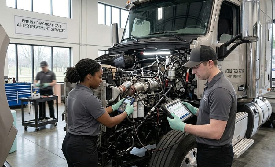 Mobile Engine Diagnostics and Repair