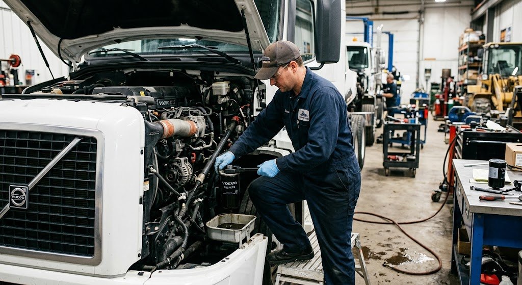 How to Change Volvo VNL Fuel Filter